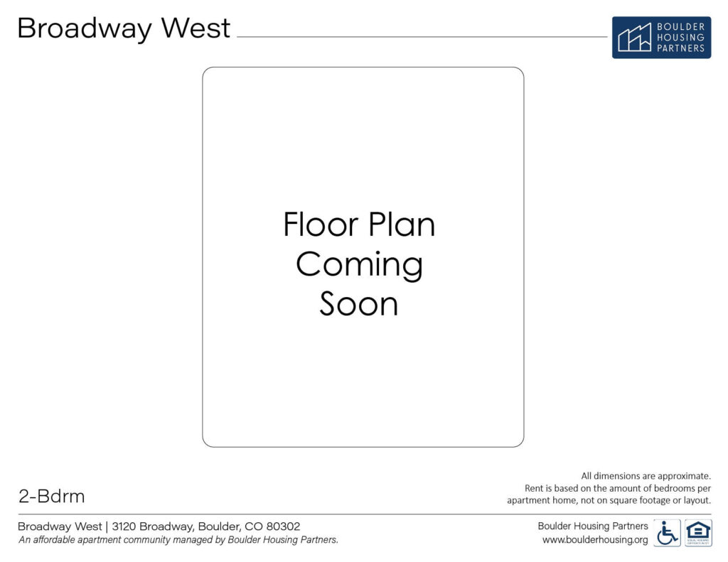 Broadway West - Two Bedroom Apartment - Floor Plan Coming Soon