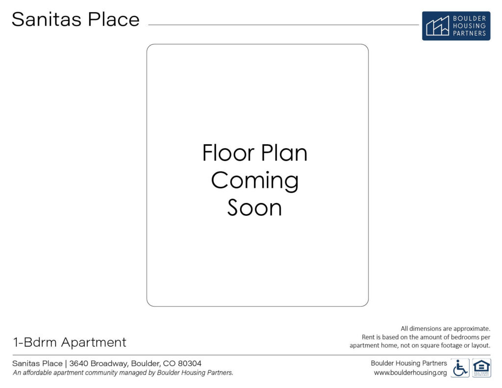 Sanitas Place 1 Bedroom Apartment Floor Plan