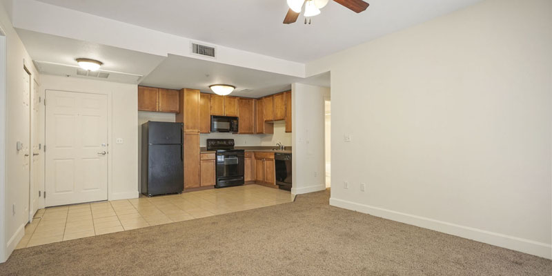 Vistoso Affordable Apartments Boulder - Two Bedroom Apartment - Living Area
