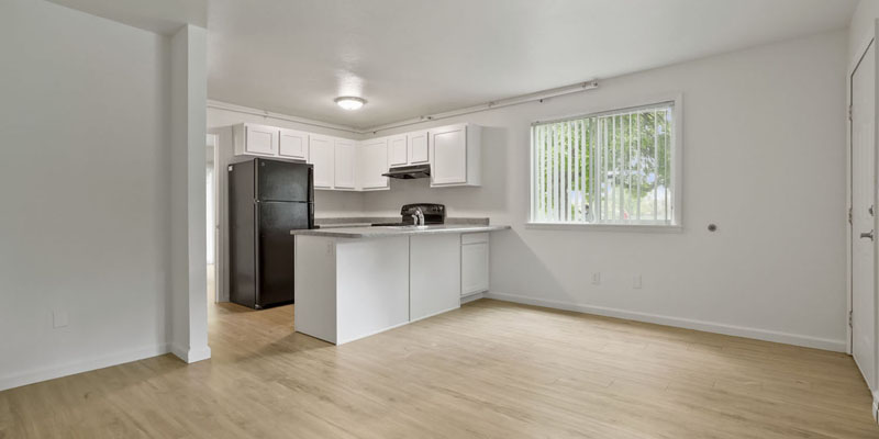 Hayden Place Boulder - 1 Bedroom Apartment - Living Area - Kitchen (2)