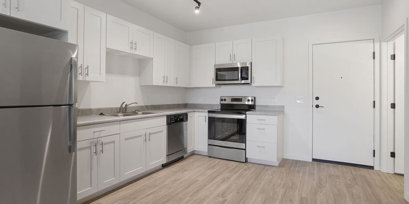 30PRL Boulder Affordable Rental - Magnolia - Two Bedroom Apartment - Kitchen